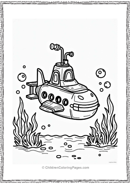 Lego Submarine Underwater Scene Free PDF Printable