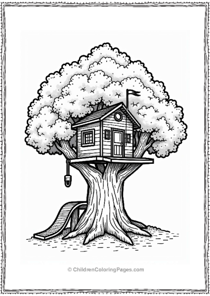 Lego Treehouse Among Trees Free PDF Printable