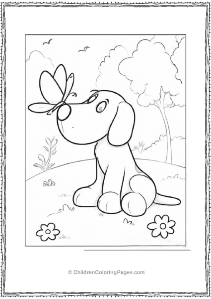 Loula With A Butterfly On Her Nose Free PDF Printable