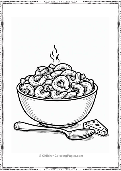 Macaroni And Cheese Bowl For Kids Free PDF Printable