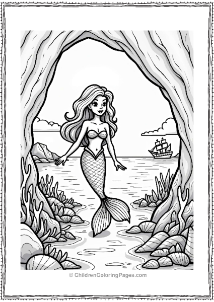 Mermaids Secret Cave With Treasures Free PDF Printable