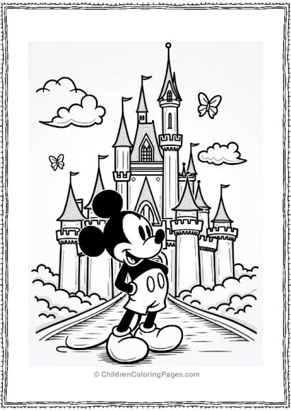 Mickey Mouse At The Enchanted Castle Free PDF Printable