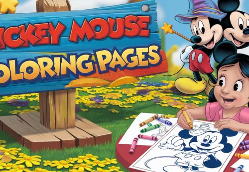 Mickey Mouse Coloring Pages – Free PDF Printables 🐭