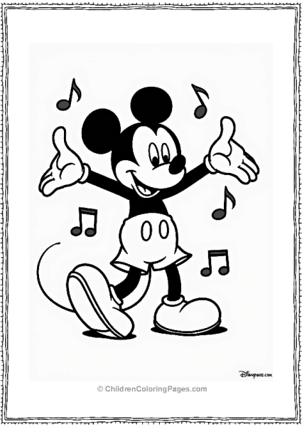 Mickey Mouse Happy Dance Free PDF Printable