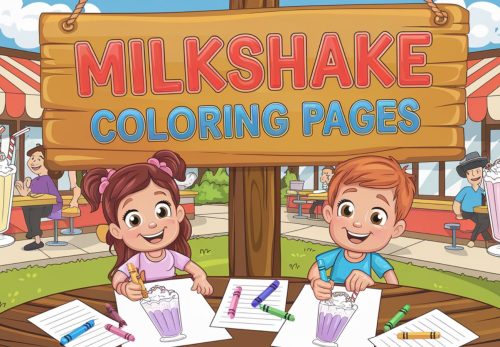Milkshake Coloring Pages – Free PDF Printables 🥤