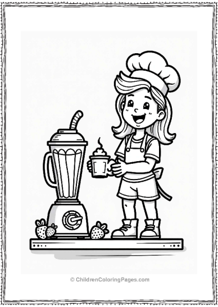 Milkshake Maker With Blender Free PDF Printable