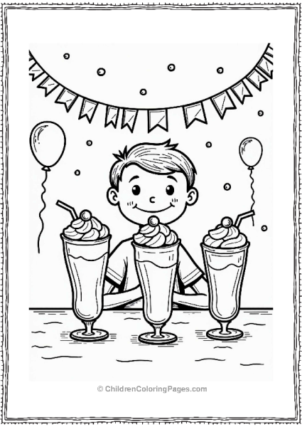 Milkshake Tasting Party With A Happy Child Free PDF Printable