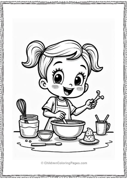 Milkshake Treats In A Fun Kitchen Free PDF Printable