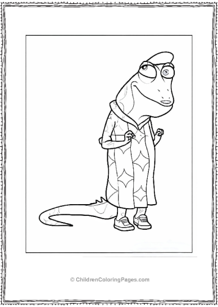 Miss Crawly Sing Outline Coloring Sheet Free PDF Printable