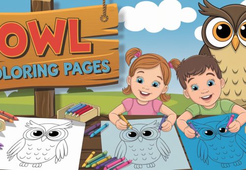 Owl Coloring Pages – Free PDF Printables 🦉