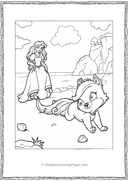 Palace Pets Ariel At The Beach Free PDF Printable
