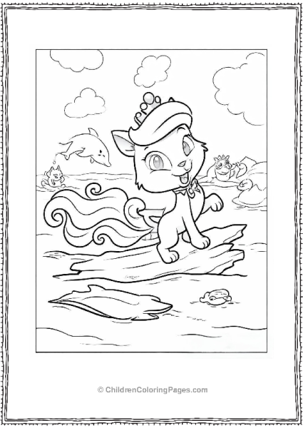 Palace Pets Treasure At The Beach Free PDF Printable