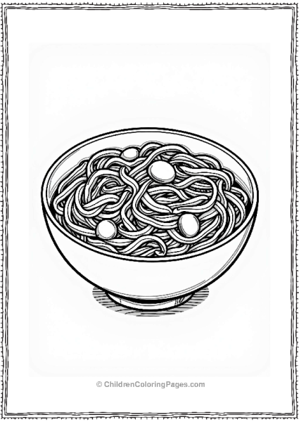 Pasta Primavera With Colorful Vegetables Free PDF Printable