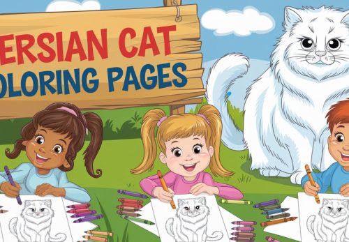Persian Cat Coloring Pages – Free PDF Printables 😺😸😼🐾