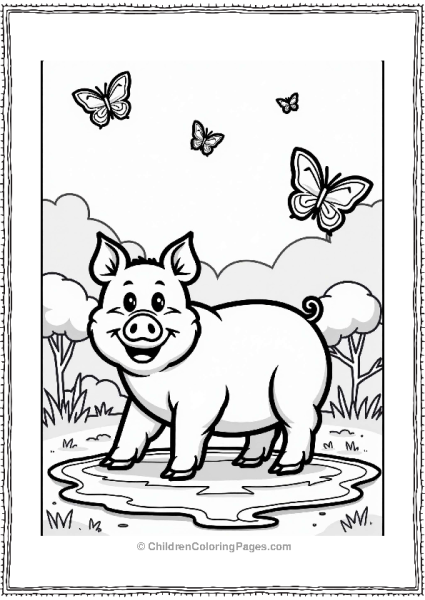 Pig S Muddy Adventure Free PDF Printable