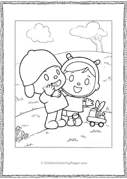 Pocoyo Nina And Roberto Laughing Free PDF Printable