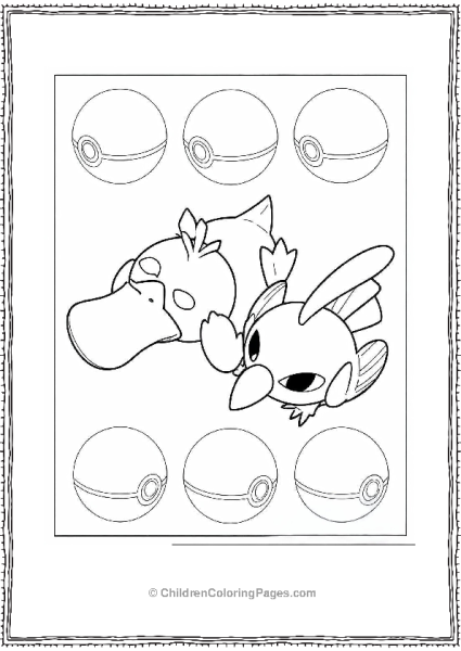 Psyduck And Natu Free PDF Printable