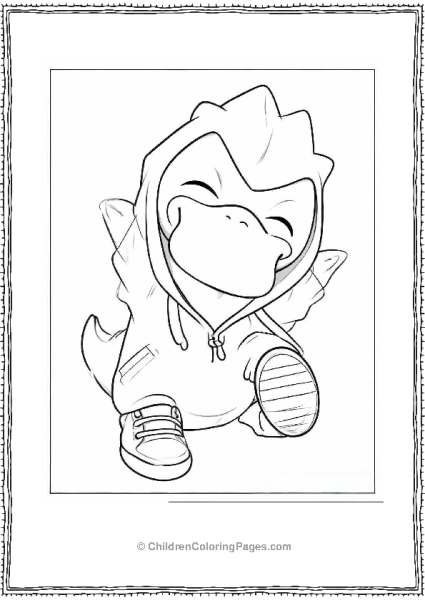 Psyduck Wearing Hoodie And Shoes Free PDF Printable