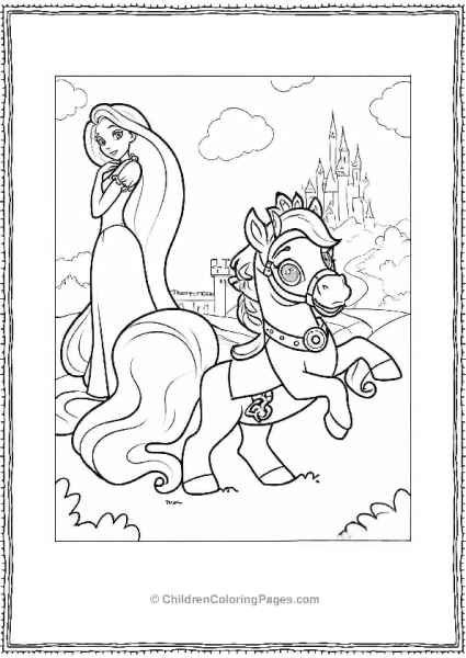 Rapunzel With Petite Palace Pets Free PDF Printable