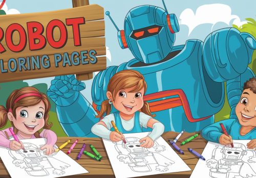 Robot Coloring Pages – Free PDF Printables 🤖
