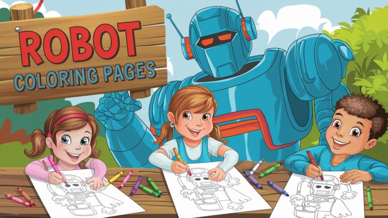 Robot Coloring Pages