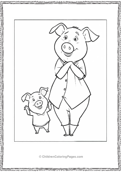 Rosita With Her Son Sing Coloring Sheet Free PDF Printable