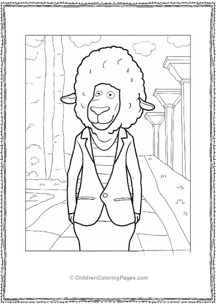 Simple Eddie Noodleman From Sing Free PDF Printable