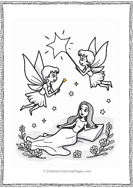 Sleeping Beauty And The Three Good Fairies Free PDF Printable