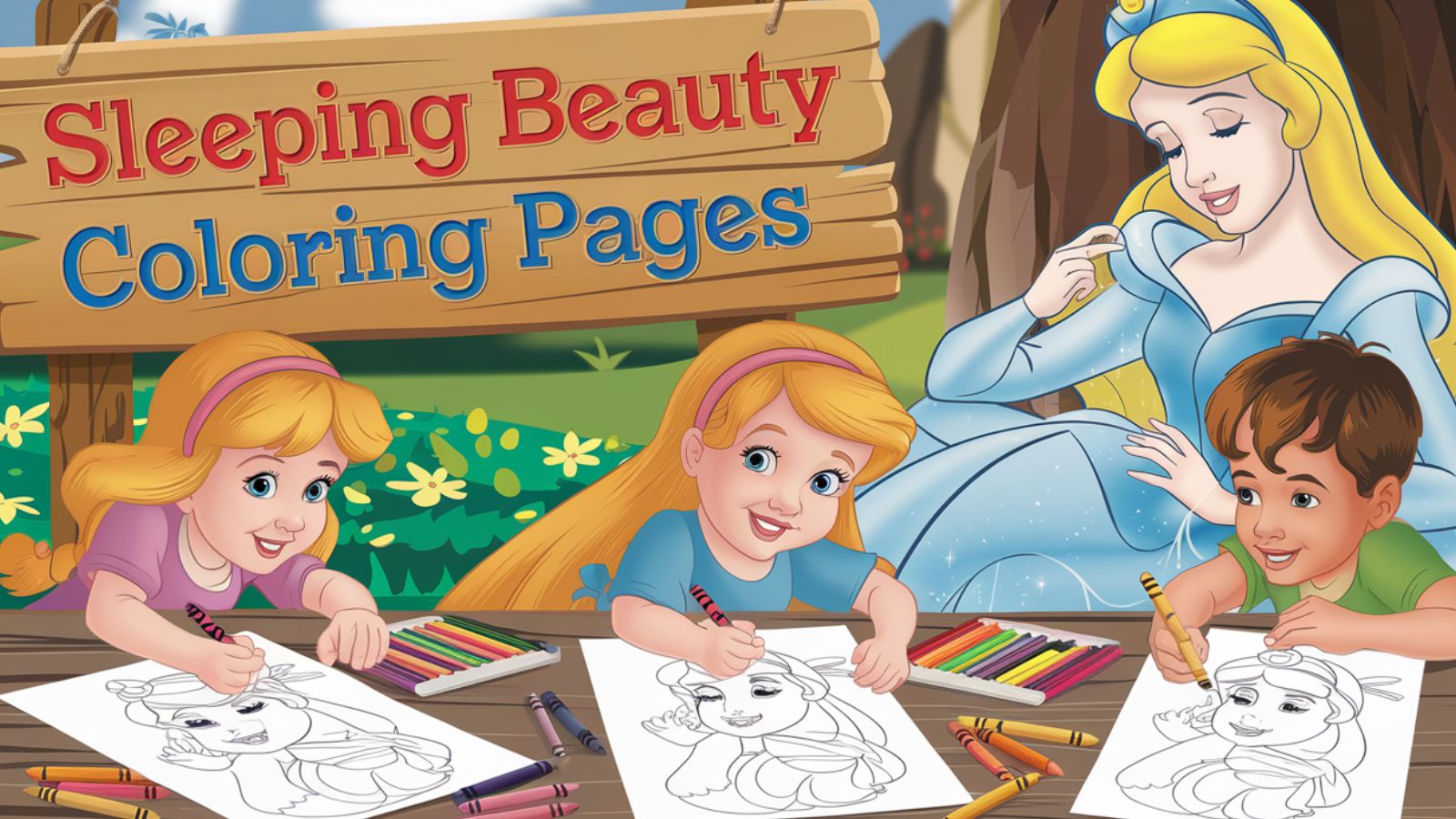 Sleeping Beauty Coloring Pages – Free PDF Printables 🌟👸🤴