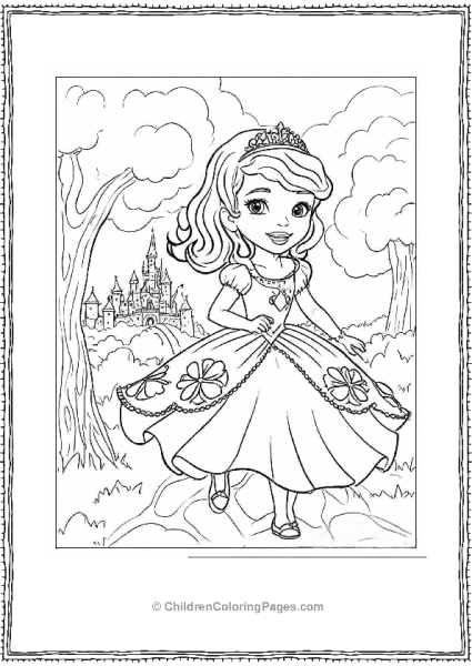 Sofia The First Walking In The Forest Free PDF Printable