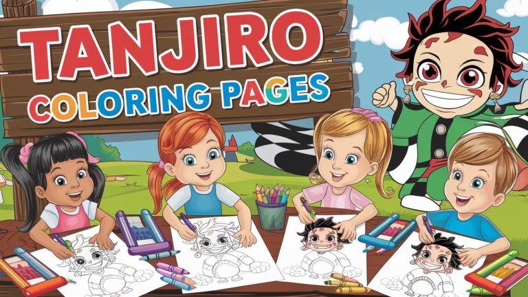 Tanjiro Coloring Pages