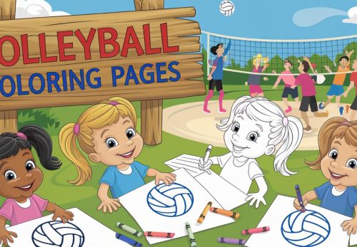 Volleyball Coloring Pages – Free PDF Printables 🏐