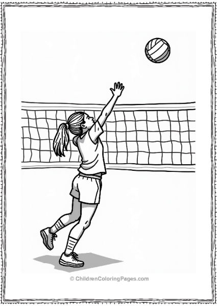 Volleyball Spike Practice Free PDF Printable