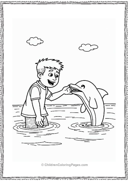 Wild Kratts Chris Kratt Communicating With Dolphin Free PDF Printable
