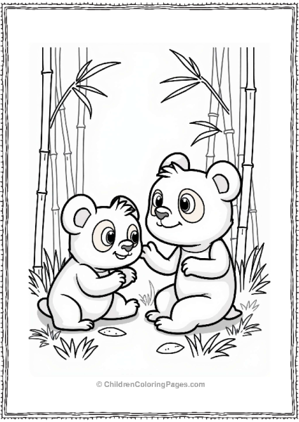 Wild Kratts Chris Kratt With Baby Panda In Bamboo Forest Free PDF Printable