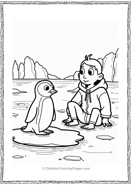 Wild Kratts Martin Kratt Observing A Penguin Free PDF Printable