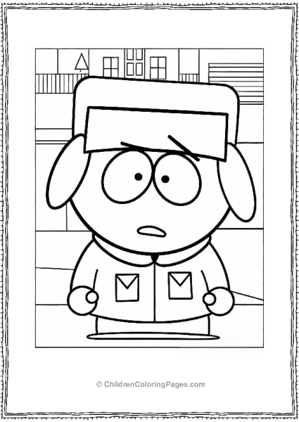 Kyle Broflovski From South Park Free PDF Printable