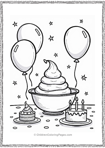 Birthday Custard Delight Free PDF Printable