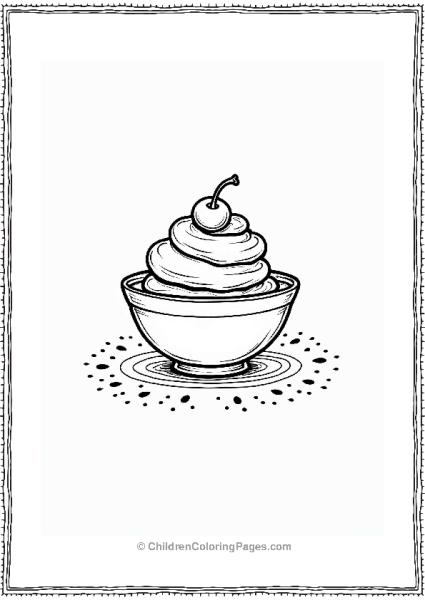 Classic Vanilla Pudding With Whipped Cream Free PDF Printable