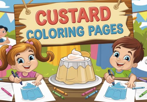 Custard Coloring Pages – Free PDF Printables 🍮