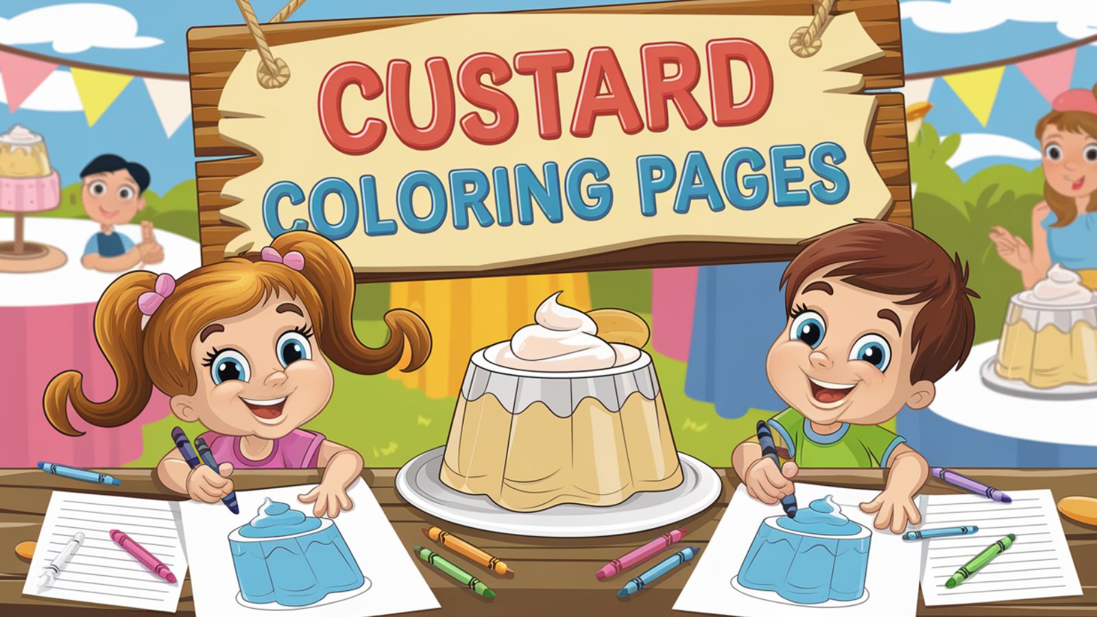 Custard Coloring Pages – Free PDF Printables 🍮
