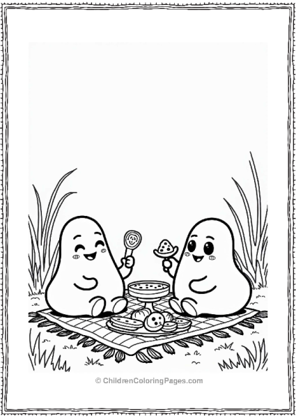 Custard Family Picnic Free PDF Printable