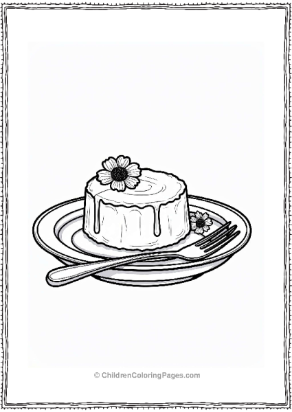 Delightful Spanish Flan Illustration Free PDF Printable
