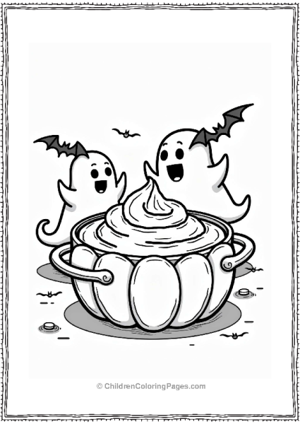 Halloween Custard Festival Scene Free PDF Printable