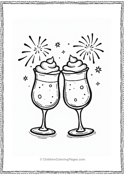 New Years Custard Toast Celebration Free PDF Printable